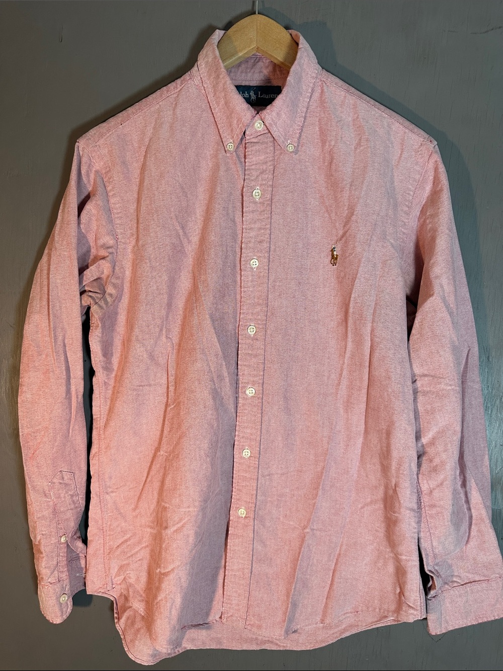 Ralph Lauren Light Pink Button-Down Oxford Shirt - Men's